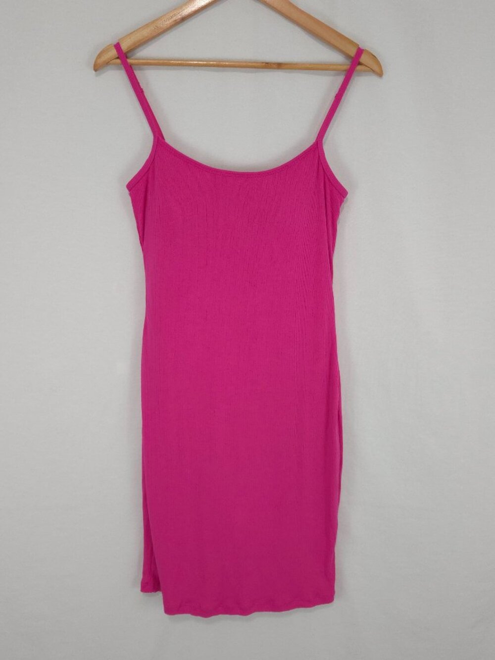 Popilush Women's Pink Shapewear Soft Modal Sculpting Tank Mini Dress